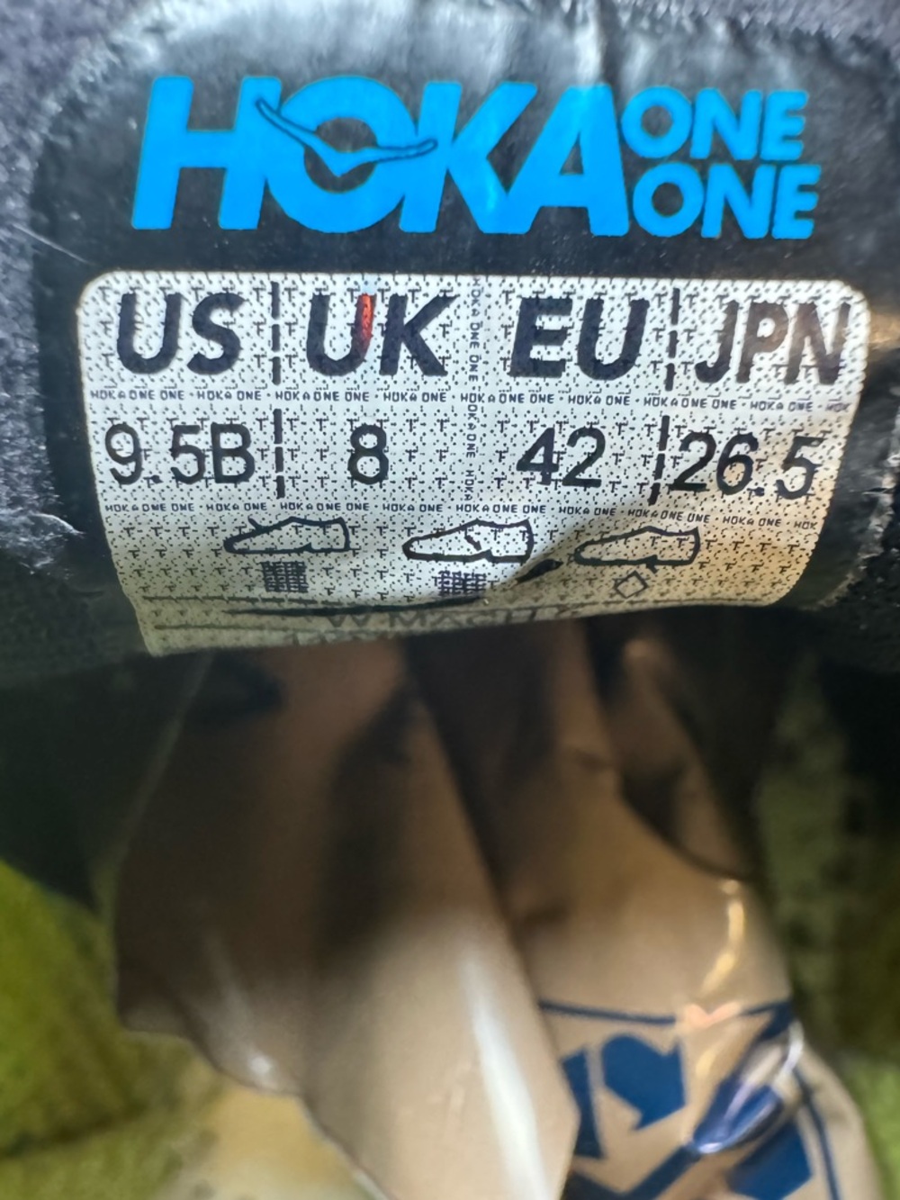 Hoka One One Mach 5 Mens Running Shoes Size 9.5B Sneakers NO INSOLES - Picture 10 of 10